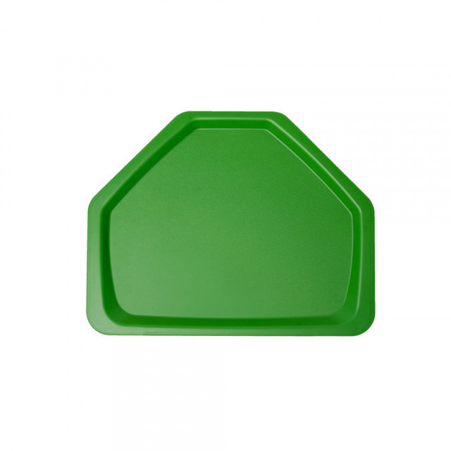 Tava PP Fast-Food, 415&times;305 mm, culoare verde lime, trapez