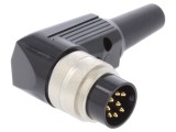 Conector LUMBERG M16 mufă tată 8 pini 5A 60V lipire cablu IP40