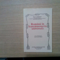 ROMANII IN FRANCMASONERIA UNIVERSALA - Dan A. Lazarescu - 1997, 175 p.