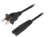 Cablu Alimentare IEC C7 - NEMA 5-15, 1.8m, 7A