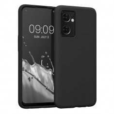 Husa Kwmobile pentru OPPO Find X5 Lite, Silicon, Negru, 57630.01