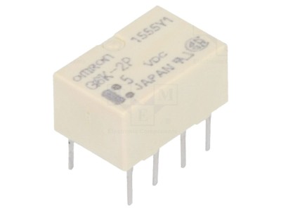 Releu electromagnetic DPDT 5V DC foto
