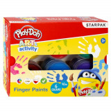 Cumpara ieftin Set picteaza cu degetele Starpak, Play-Doh, 6 culori, 40 ml
