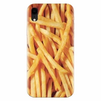 Husa silicon pentru Apple Iphone XR, Fries foto