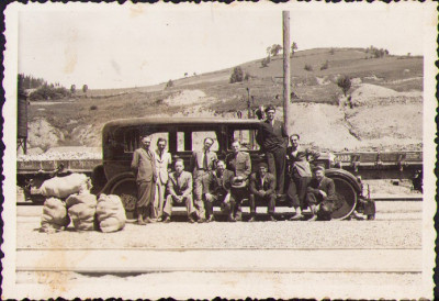 HST M202 Poză drezină Rom&amp;acirc;nia anii 1930 foto