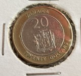 C50 - Moneda foarte veche - Jamaica - 20 dolari - 2000