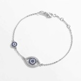 Bratara din Argint --BLUE EYES Tennis--- ARG406A, Argintboutique