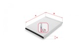 Filtru, aer habitaclu SOFIMA S 3047 C / C167, Opel