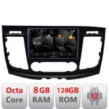 Navigatie Ford Transit 2019- varianta ecran de fabrica Android Octa Core Qualcomm 2K Qled 8+128 DTS DSP 360 4G Optical CarStore Technology