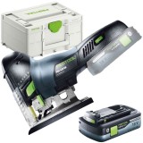 Festool PSC 420 EB-Basic + BP 18 Li 4.0 HPC-ASI - Fierastrau pendular valiza speciala + Acumulator Li-Ion 18 V 4 Ah