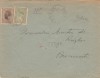 1919 Plic WW1 din Negresti, marca 40b Moldova, adresat Ministrului de Razboi