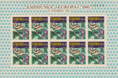 1966 Romania Exil - EUROPA minicoala nedantelata, rezistenta anticomunista foto