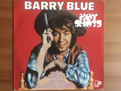 barry blue hot shots 1974 disc vinyl lp muzica pop rock Bell records w. germany foto