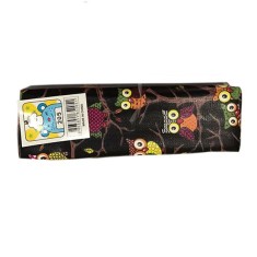 Penar tip etui neechipat,vinil,bufnita,17x5x5 cm