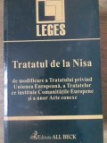 Tratatul de la Nisa - ALL, 2002, 114 pagini, Drept, Romana, Paperback