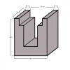 Rigola armata din beton 60x70x80 cm
