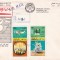 FILATELIE TEMATICA - PLIC OMAN FCD TEMATICA AVION AVIOANE AVIATIE AIRMAIL
