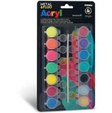 Cumpara ieftin Tempera 14 culori, 15 ml + pensula