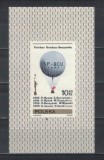 Coliță filatelică Polonia 1981 &ndash; Baloane cu aer cald, Puchar Gordon-Bennett, Michel BL 85, MNH -A62