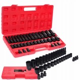 Set trusa chei tubulare impact &frac12; 35 piese 8-32mm intarite, pistol impact (KD11757)