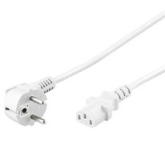 Cablu alimentare PC IEC C13 2m Alb, KPSP2W