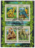SIERRA LEONE 2016 - Fauna, specii in pericol/ colita noua, Stampilat