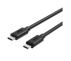 Cablu UNITEK Y-C477BK USB 3.1 USB-C Male la USB-C Male 1m negru foto