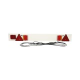 Bara pentru remorca 1220 mm cu lampi LED, ceata si priza 7 pini 12/24V
