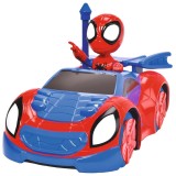 Masina RC Spidey Web Crawler Jada Toys 1:24, 17cm, Telecomanda, Marvel, Jucarie Baieti, 3 ani+