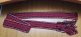 BRAU (sau bete), o piesă tradițională care face parte din costumul popular rom&acirc;nesc LUNGIME 1,27 Metri ,Latime 4,8 cm .