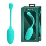 Vibrator ou glont Pretty Love Knucker verde 18,6 cm