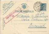 A4109N Nicolae Mănescu, C&acirc;mpulung Muscel, către Constantin Bobulescu, carte poștală, 1941