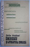 Eminescu si literatura engleza &ndash; Stefan Avadanei - Studii literare