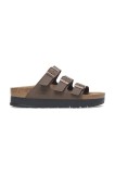 Pantofi Birkenstock Florida III Flex Platform Vegan Birkenstock x Papillio femei, culoarea maro, cu platforma, 1029741