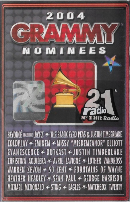 Casetă audio 2004 Grammy Nominees, originală,