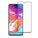 Folie sticla securizata Samsung Galaxy A70, 9D, Full Glue, Negru