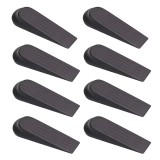 Set 8 opritoare pentru usa, 11.7 x 3.7 cm, plastic, negru