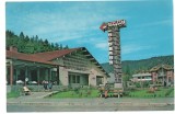 CPI B 11812 CARTE POSTALA - BUSTENI. RESTAURANTUL CARAIMAN, Circulata, Fotografie