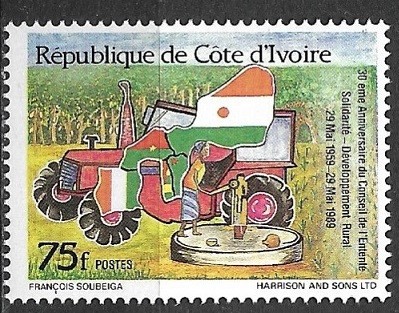 C409 - Coasta de Fildes 1989 - Aniversari neuzat,perfecta stare foto