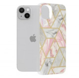 Husa iPhone 14 Plus Marble Roz