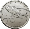 Insulele Cook 10 Cents 2010, Elizabeth II, 30mm, KM-759, UNC