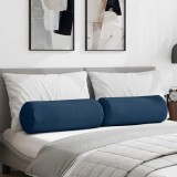 vidaXL Perne Bolster 2 pcs albastru &Oslash; 25 x 70 cm țesătură 42014319