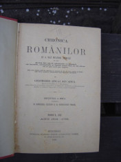 Chronica romanilor si a multor neamuri Gh.Sincai , vol.I-III , Editiunea a doua , 1886 foto