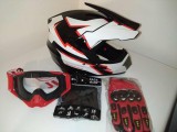 Cumpara ieftin Casca moto/enduro/atv +Ochelari+Manusi+Cagula