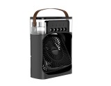 Cumpara ieftin Ventilator de birou cu pulverizare apa FLORIA ZLN4789, Timer, 3 trepte de viteza si pulverizare, Putere 10W