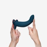 Dildo Clasic Limba Flex L, Albastru, 18 cm, Fun Factory