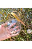 10 bucăți bile din plastic transparente goale de 10 cm pentru umplere manuală, pentru brad de Crăciun, decor pentru casă