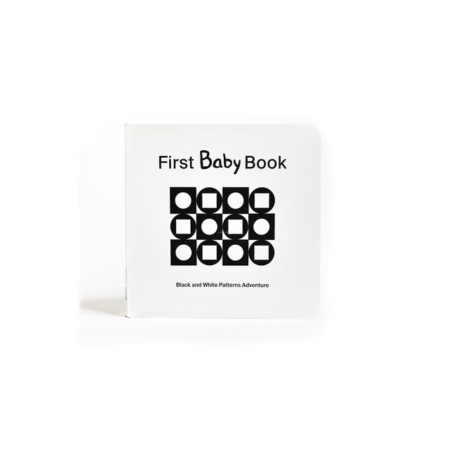 First Baby Book: Black and White Patterns Adventure