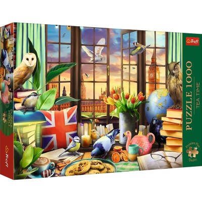 PUZZLE TREFL 1000 PREMIUM PLUS TEA TIME TOATE LUCRURILE BRITANICE foto