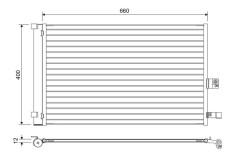 VALEO 822665 Condensator, climatizare foto